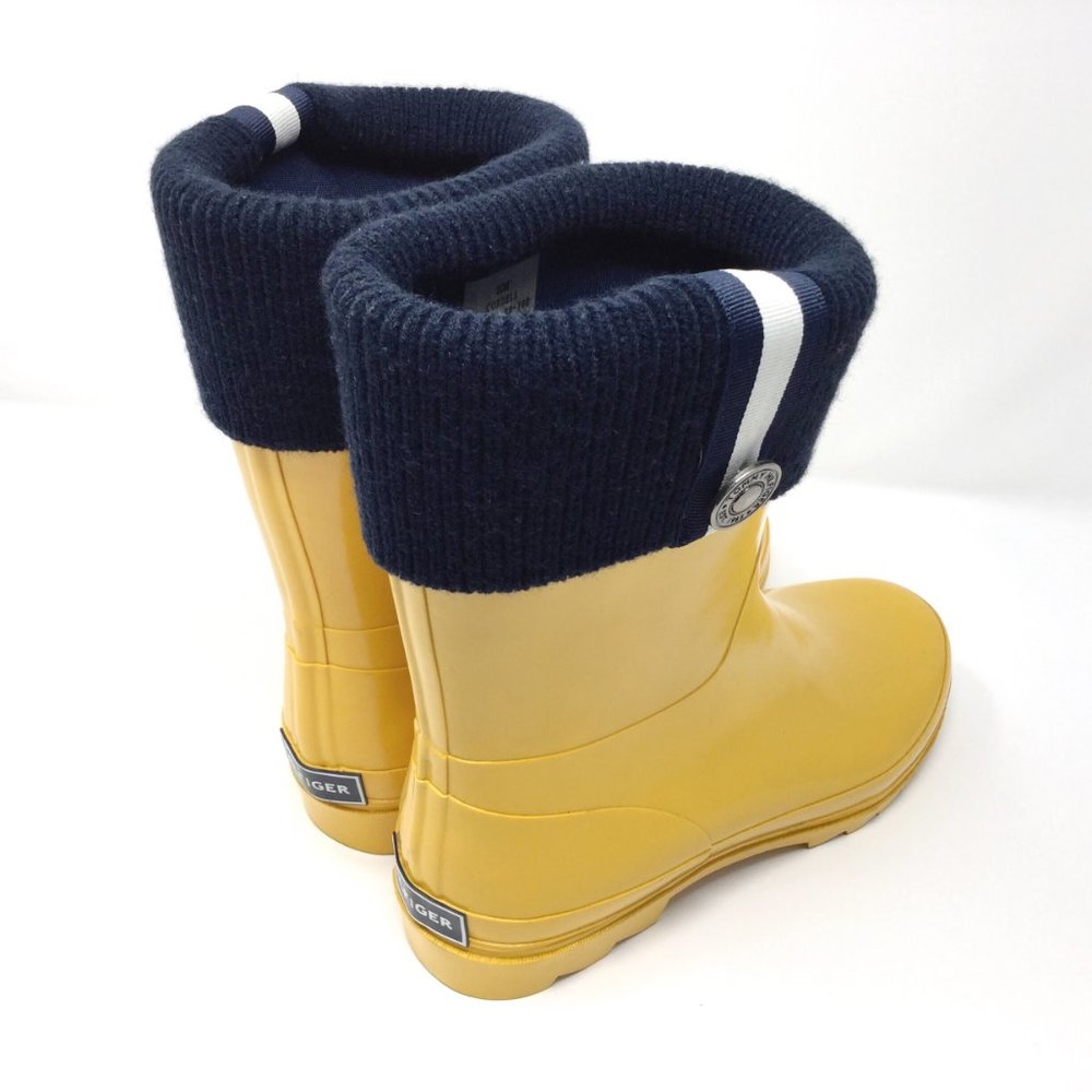 TOMMY HILFIGER Cordell Rain Boots 10 Yellow
